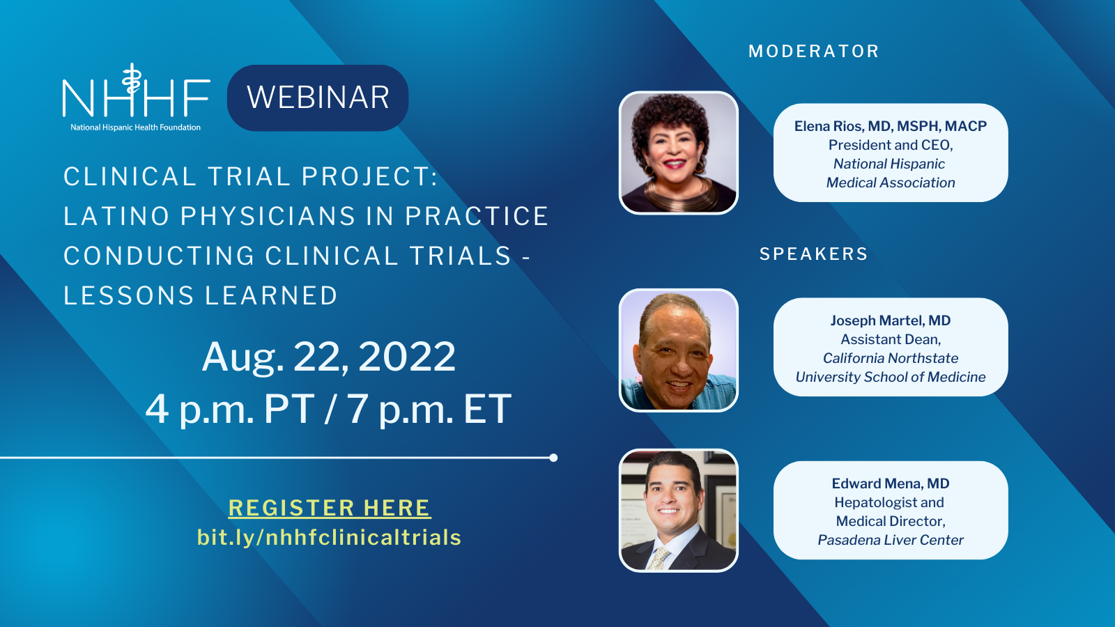 Flyer for Webinar